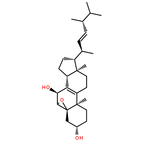 Ergosta-8,22-diene-3,7-diol, 5,6-epoxy-, (3b,5a,6a,7a,22E)-