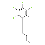 Benzene, pentafluoro-1-hexynyl-