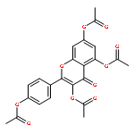 2-(4-Acetoxyphenyl)-4-oxo-4H-chromene-3,5,7-triyl triacetate