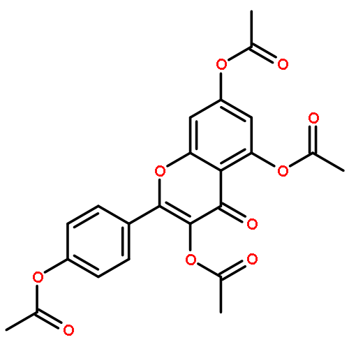 2-(4-Acetoxyphenyl)-4-oxo-4H-chromene-3,5,7-triyl triacetate