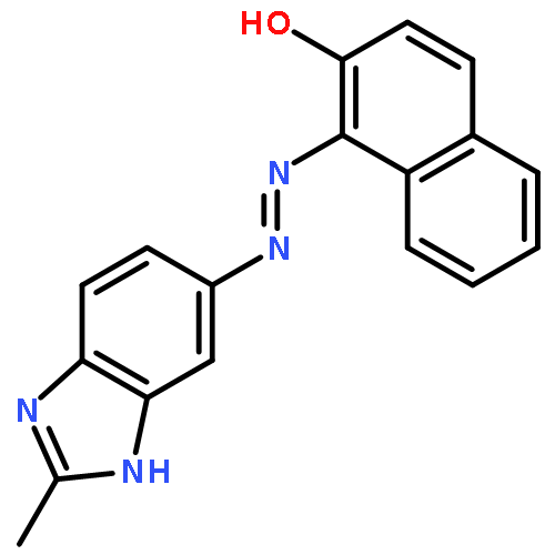 2-Naphthalenol, 1-[(2-methyl-1H-benzimidazol-5-yl)azo]-