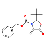 3-Oxazolidinecarboxylic acid, 2-(1,1-dimethylethyl)-4-methylene-5-oxo-,phenylmethyl ester, (2S)-