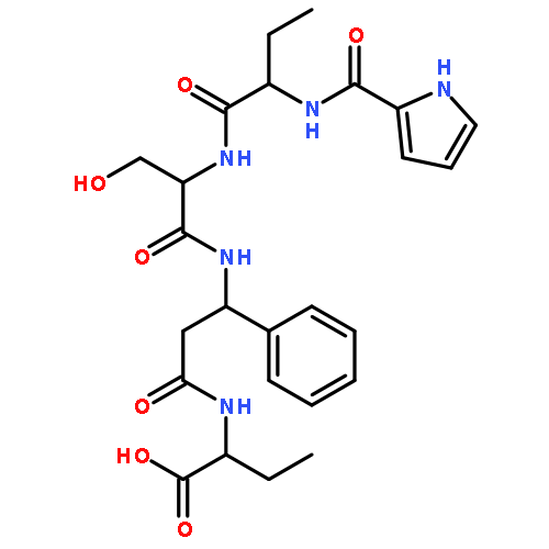 Butanoic acid,2,3,4,5-tetradehydroprolyl-(2S)-2-aminobutanoyl-L-seryl-(3R)-3-phenyl-b-alanyl-2-amino-, (2S)- (9CI)