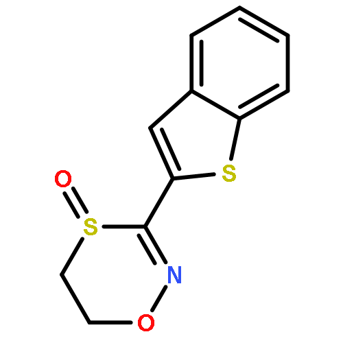 3-(Benzo[b]thiophen-2-yl)-5,6-dihydro-1,4,2-oxathiazine 4-oxide