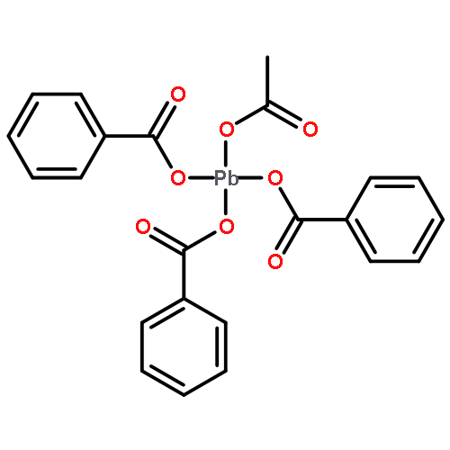 Plumbane, (acetyloxy)tris(benzoyloxy)-