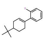 Benzene, 1-[4-(1,1-dimethylethyl)-1-cyclohexen-1-yl]-2-iodo-