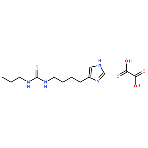 Thiourea, N-[4-(1H-imidazol-4-yl)butyl]-N'-propyl-, ethanedioate (1:1)