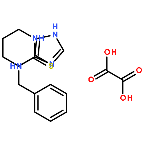 Thiourea, N-[4-(1H-imidazol-4-yl)butyl]-N'-(phenylmethyl)-, ethanedioate
(1:1)