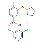 Benzamide, 3-(cyclopentyloxy)-N-(3,5-dichloro-4-pyridinyl)-4-methyl-