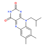 Benzo[g]pteridine-2,4(3H,10H)-dione,7,8-dimethyl-10-(2-methylpropyl)-