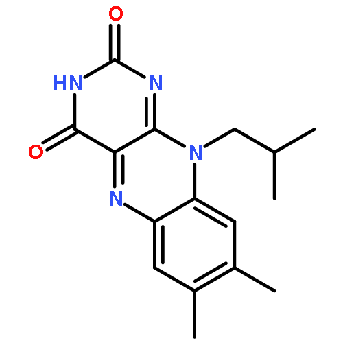 Benzo[g]pteridine-2,4(3H,10H)-dione,7,8-dimethyl-10-(2-methylpropyl)-