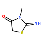 4-Thiazolidinone, 2-imino-3-methyl-