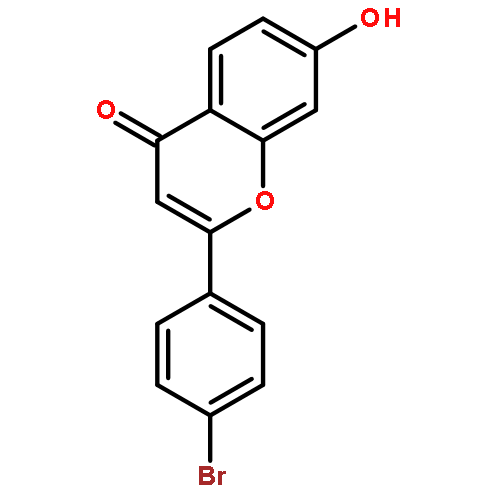 4H-1-Benzopyran-4-one, 2-(4-bromophenyl)-7-hydroxy-