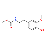 Carbamic acid, [2-(4-hydroxy-3-methoxyphenyl)ethyl]-, methyl ester