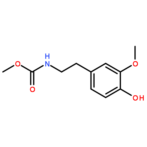 Carbamic acid, [2-(4-hydroxy-3-methoxyphenyl)ethyl]-, methyl ester