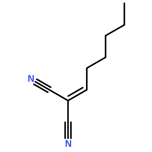 Propanedinitrile, hexylidene-