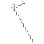 Phosphoramidic acid, hexadecyl-, methyl 2-(methylamino)ethyl ester