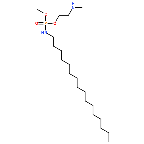 Phosphoramidic acid, hexadecyl-, methyl 2-(methylamino)ethyl ester