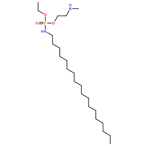 Phosphoramidic acid, octadecyl-, ethyl 2-(methylamino)ethyl ester