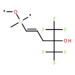 Poly[oxy[methyl[5,5,5-trifluoro-4-hydroxy-4-(trifluoromethyl)-1-penten-1-yl]silylene]]