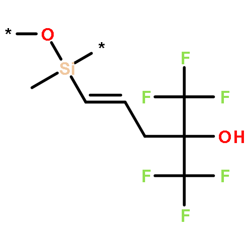 Poly[oxy[methyl[5,5,5-trifluoro-4-hydroxy-4-(trifluoromethyl)-1-penten-1-yl]silylene]]