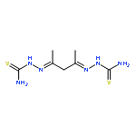 Hydrazinecarbothioamide, 2,2'-(1,3-dimethyl-1,3-propanediylidene)bis-