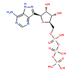 D-Ribitol,1-C-(7-amino-1H-pyrazolo[4,3-d]pyrimidin-3-yl)-1,4-anhydro-, 5-(tetrahydrogentriphosphate), (1S)- (9CI)