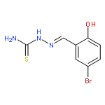 Hydrazinecarbothioamide,2-[(5-bromo-2-hydroxyphenyl)methylene]-