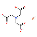 Iron,[N,N-bis[(carboxy-kO)methyl]glycinato(3-)-kN,kO]-, (T-4)-