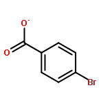 Benzoic acid, 4-bromo-,ion(1-)