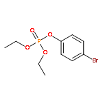 Phosphoric acid, 4-bromophenyl diethyl ester