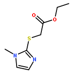 [(1-methyl-2-imidazolyl)thio]acetic acid ethyl ester