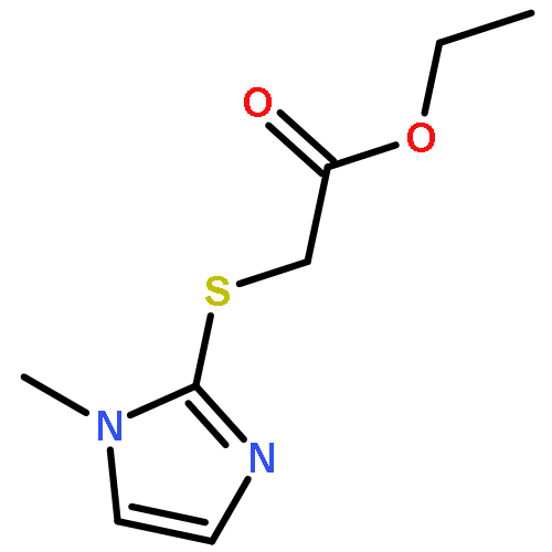 [(1-methyl-2-imidazolyl)thio]acetic acid ethyl ester