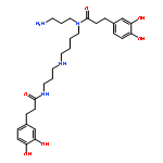 Benzenepropanamide,N-(3-aminopropyl)-N-[4-[[3-[[3-(3,4-dihydroxyphenyl)-1-oxopropyl]amino]propyl]amino]butyl]-3,4-dihydroxy-