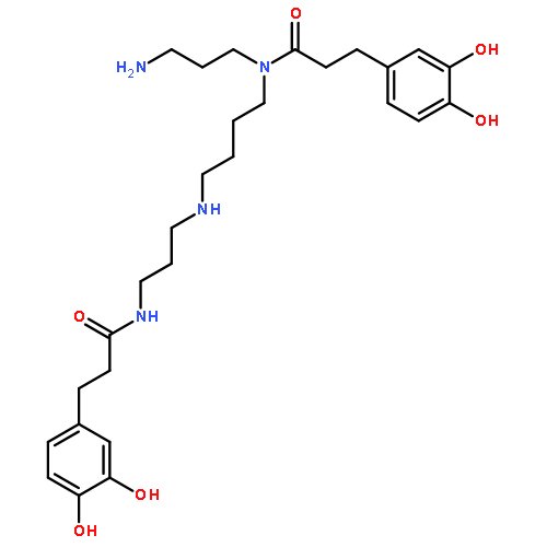 Benzenepropanamide,N-(3-aminopropyl)-N-[4-[[3-[[3-(3,4-dihydroxyphenyl)-1-oxopropyl]amino]propyl]amino]butyl]-3,4-dihydroxy-