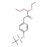 3-[4-(tert-butyldimethylsilyloxy)phenyl]-1,1-diethoxypropan-2-one