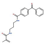 Benzamide, 4-benzoyl-N-[3-[(2-methyl-1-oxo-2-propenyl)amino]propyl]-