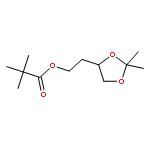 Propanoic acid, 2,2-dimethyl-,2-[(4S)-2,2-dimethyl-1,3-dioxolan-4-yl]ethyl ester