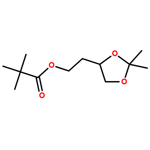 Propanoic acid, 2,2-dimethyl-,2-[(4S)-2,2-dimethyl-1,3-dioxolan-4-yl]ethyl ester