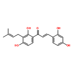 2,4,2',4'-tetrahydroxy-3'-(3-methylbut-2-en-1-yl)chalcone