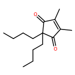 4-Cyclopentene-1,3-dione, 2,2-dibutyl-4,5-dimethyl-