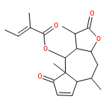 (3S,3aR,4S,4aR,7aR,8R,9aR)-3,4a,8-Trimethyl-2,5-dioxo-2,3,3a,4,4a ,5,7a,8,9,9a-decahydroazuleno[6,5-b]furan-4-yl (2Z)-2-methyl-2-bu tenoate