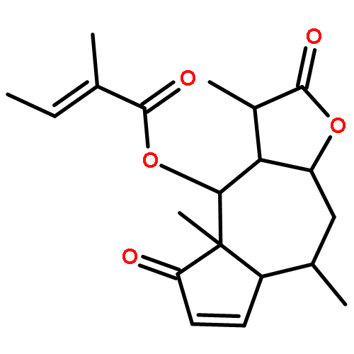 (3S,3aR,4S,4aR,7aR,8R,9aR)-3,4a,8-Trimethyl-2,5-dioxo-2,3,3a,4,4a ,5,7a,8,9,9a-decahydroazuleno[6,5-b]furan-4-yl (2Z)-2-methyl-2-bu tenoate