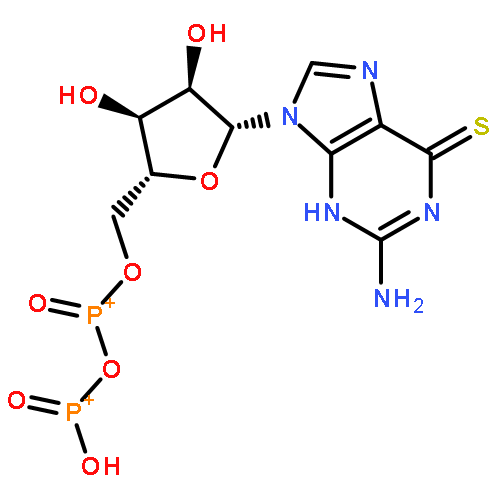 Guanosine5'-(trihydrogen diphosphate), 6-thio-