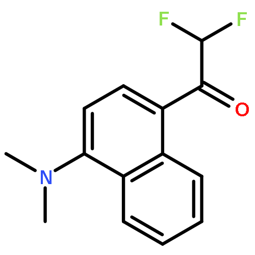 ETHANONE, 1-[4-(DIMETHYLAMINO)-1-NAPHTHALENYL]-2,2-DIFLUORO-