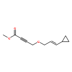 2-Butynoic acid, 4-[[(2E)-3-cyclopropyl-2-propenyl]oxy]-, methyl ester