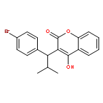 2H-1-Benzopyran-2-one,3-[1-(4-bromophenyl)-2-methylpropyl]-4-hydroxy-