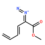 3,5-Hexadienoic acid, 2-diazo-, methyl ester, (E)-