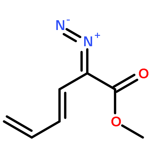 3,5-Hexadienoic acid, 2-diazo-, methyl ester, (E)-