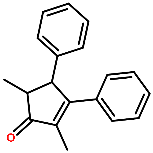 2,5-dimethyl-3,4-diphenylcyclopent-2-en-1-one